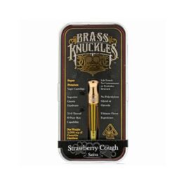 Strawberry Cough Brass Knuckles Vape Cartridge