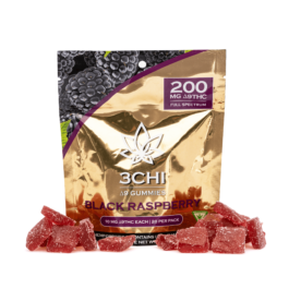 3Chi Delta 9 THC Gummies – Black Raspberry (200 mg Total)